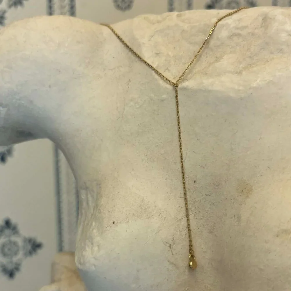 25 Percent Off: Catbird Greco Lariat Necklace, 14K -- Retails for $368! - Picture 1 of 4